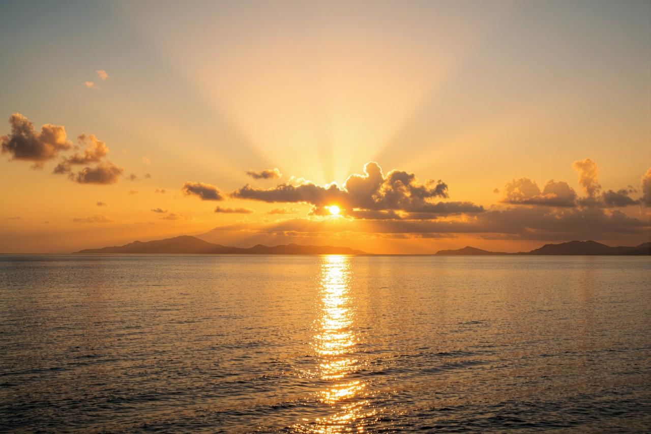 海岸晨曦