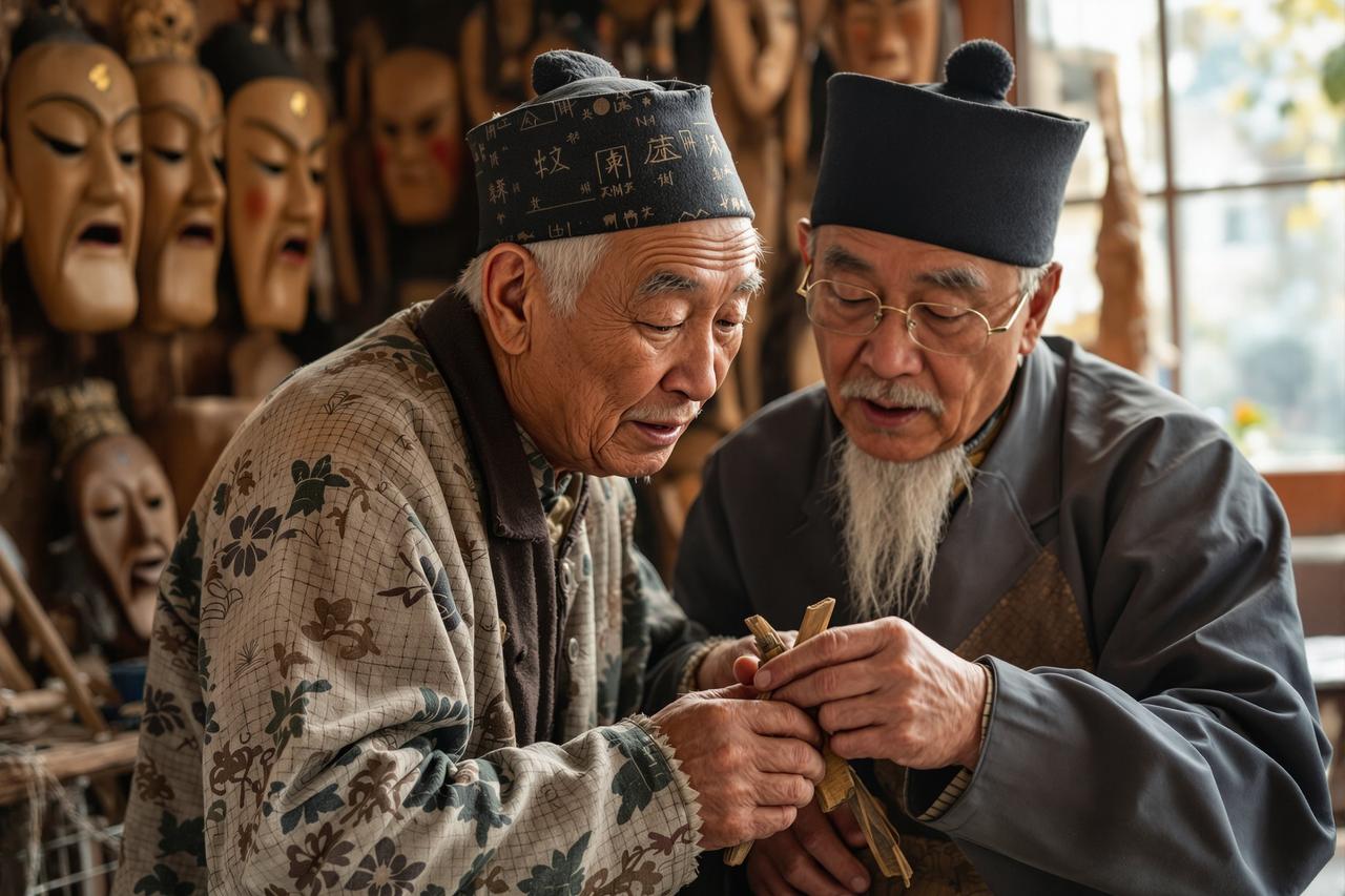傩戏传人：最后的傩面具匠人